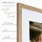 9 Piece Gallery Wall Frame Set, 12x12 in. Matted to 8x8 in. (Light Natural)